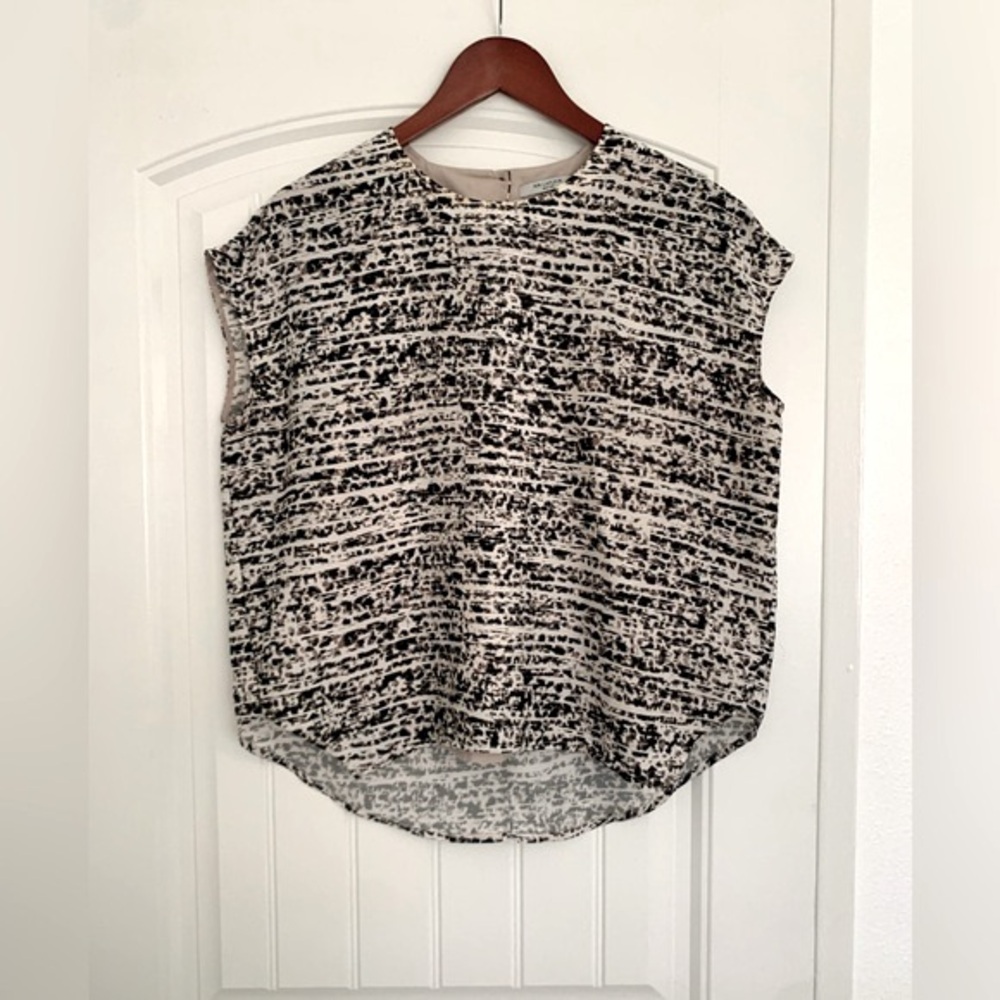 M.M.Lafleur Didion Top- Abstract Printed Blouse- Size XS